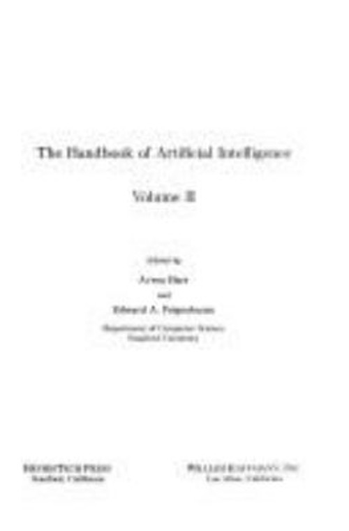 Handbook of Artificial Intelligence Volume 2Free US Delivery | ISBN:0865760063