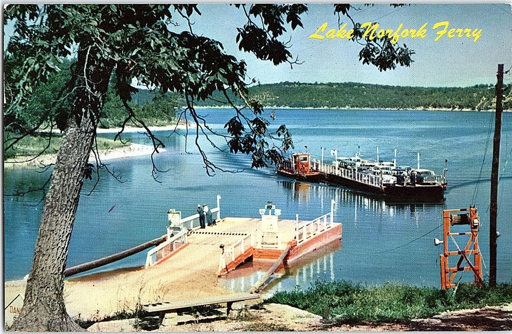 Chrome BOATS SCENE Lake Norfork - Ozarks Near Mountain Home Arkansas AR AH8447