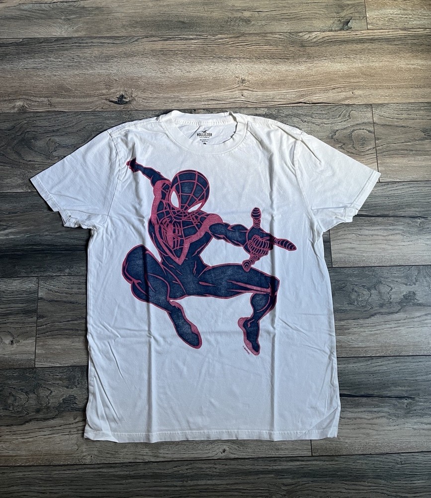 Marvel Spider-Man Miles Morales Tshirt Size M Skater Emo Vintage Y2K Rare