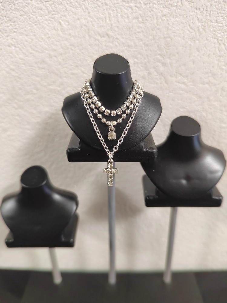1/6 Scale Female Luxury Triple Necklace Model Fits 12 ”ph Tbl Action Figure Body