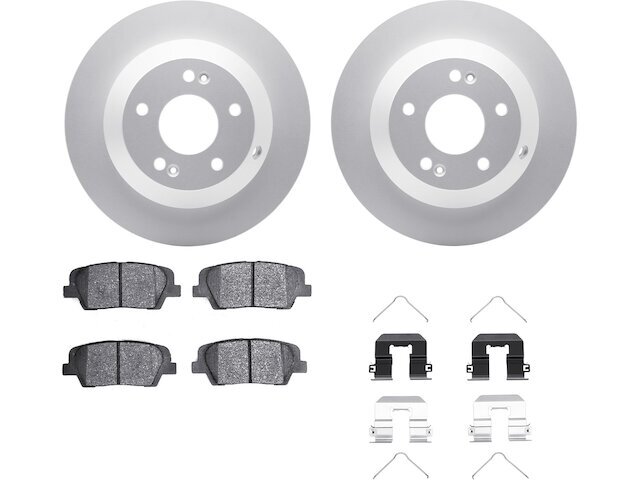 Rear Dynamic Friction Brake Pad and Rotor Kit fits Kia Sorento 2015-2020 23VQHJ