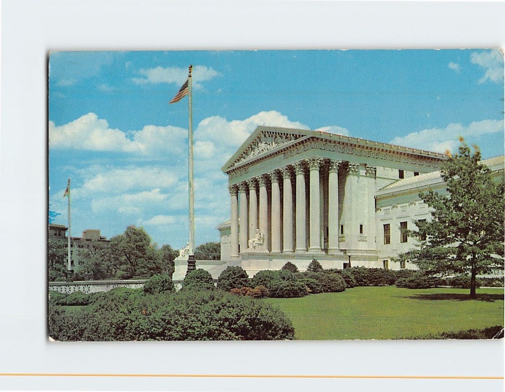 Postcard US Supreme Court Building Washington DC