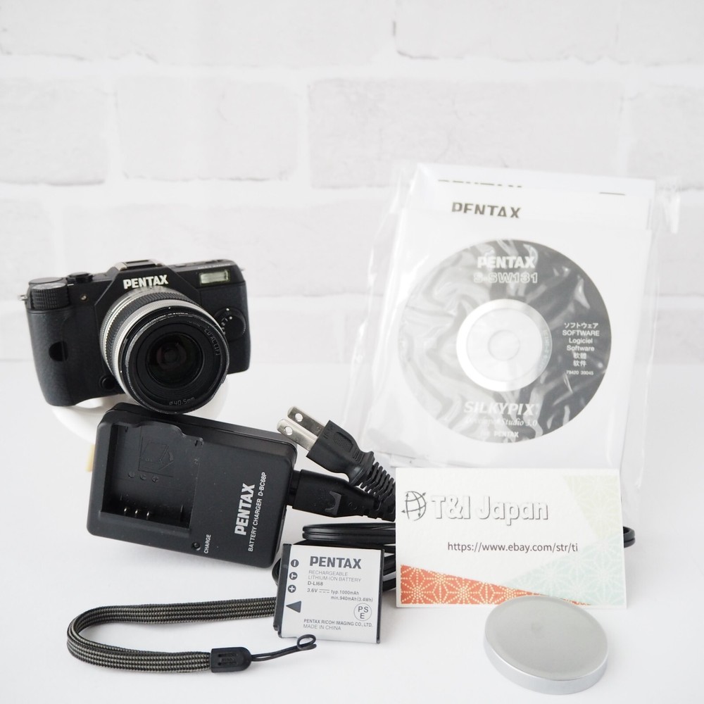 (Near Mint)PENTAX Q10 Digital Camera w/ original Lens From JAPAN Black Tested