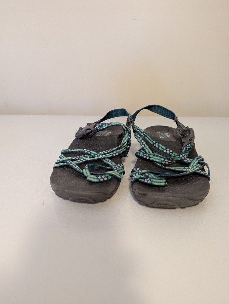Skechers Reggae Positive Space Toe Loop Sandals Size 6.5