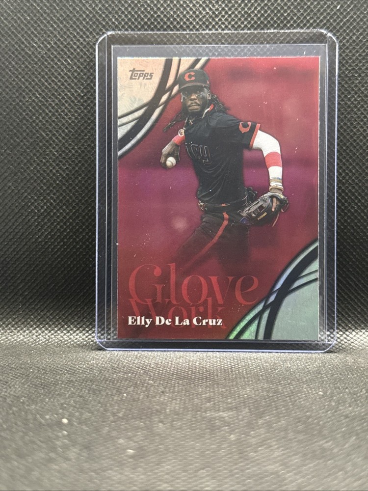 2026 Topps Series 2 - Elly De La Cruz #GW-65 Glove Work Insert, Cincinnati Reds