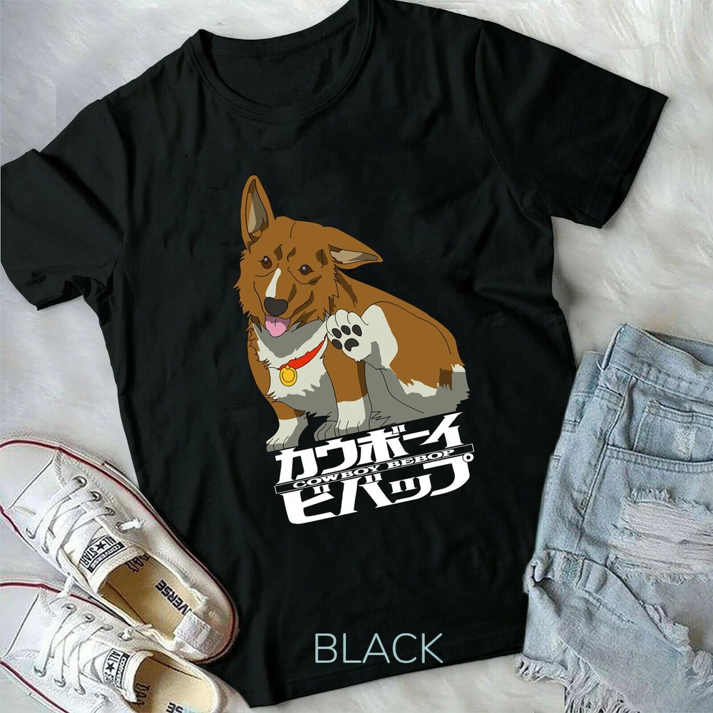 Corgi Ein Cowboy Bebop T-Shirt, Cowboy Bebop Anime