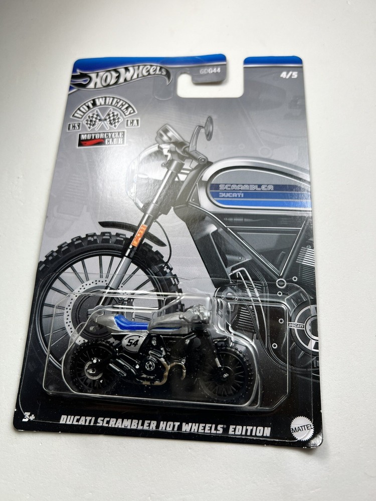Hot Wheels Ducati Scrambler Motorcycle Club 4/5 Factory Sealed