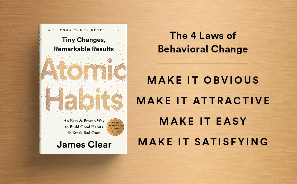 Atomic Habits by James Clear Build Good Habits Brand USA Stock Free Shipping