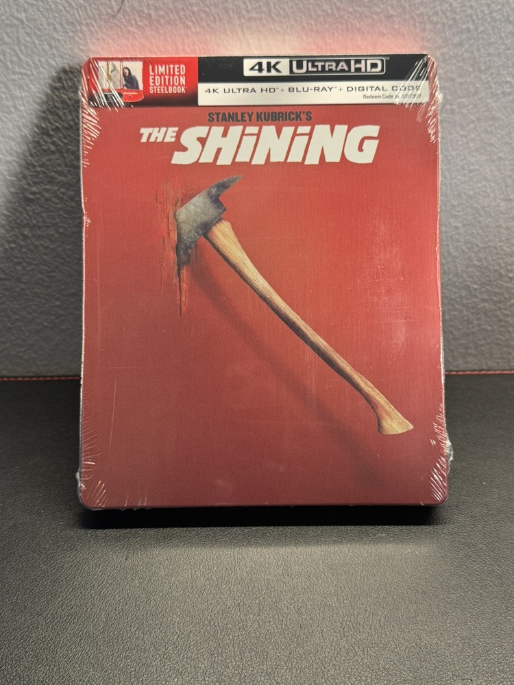 THE SHINING 4K+BLU-RAY+DIGITAL STEELBOOK WALMART In Hand