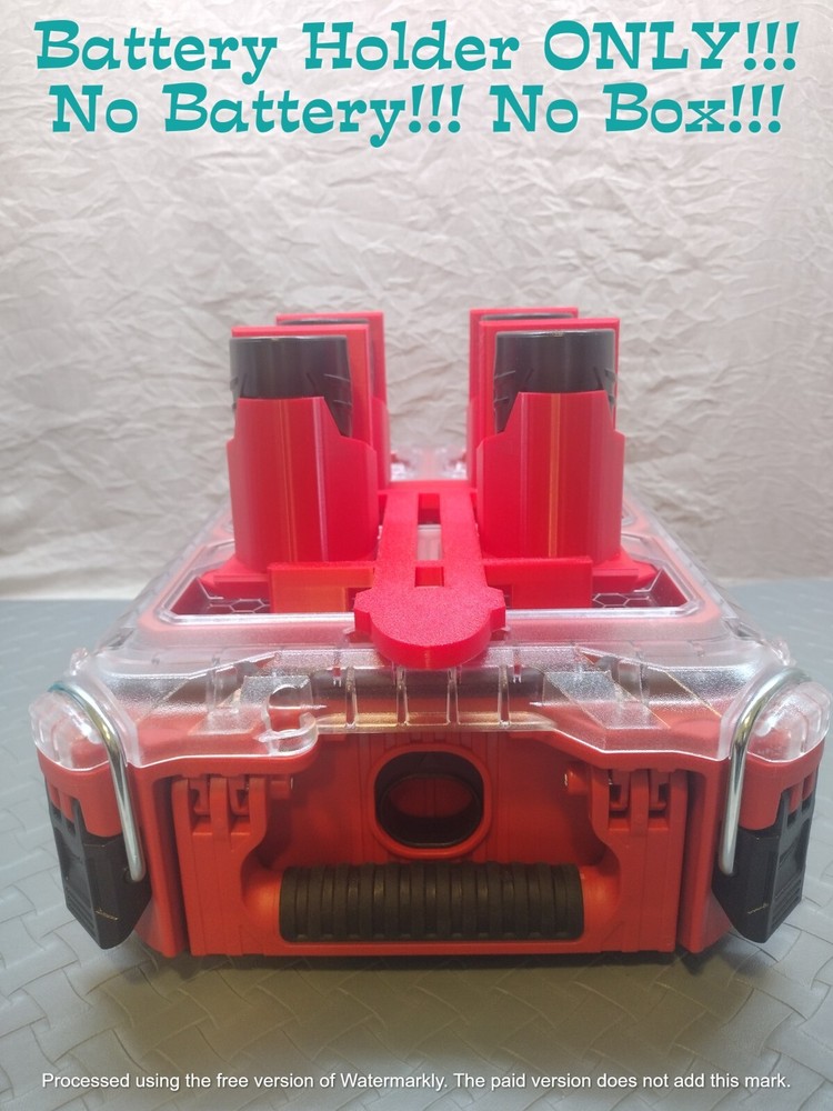 Milwaukee M12 Battery Packout Modular Foam Kraft Tool Red Interchangeable 4X