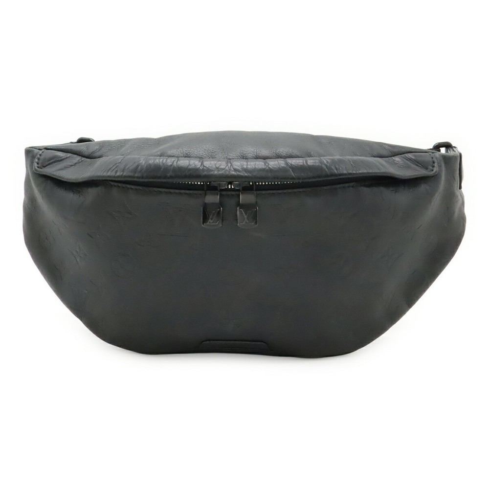 Louis Vuitton M46036 Monogram Shadow Discovery Bum Bag PM Waist Pouch Body Noir