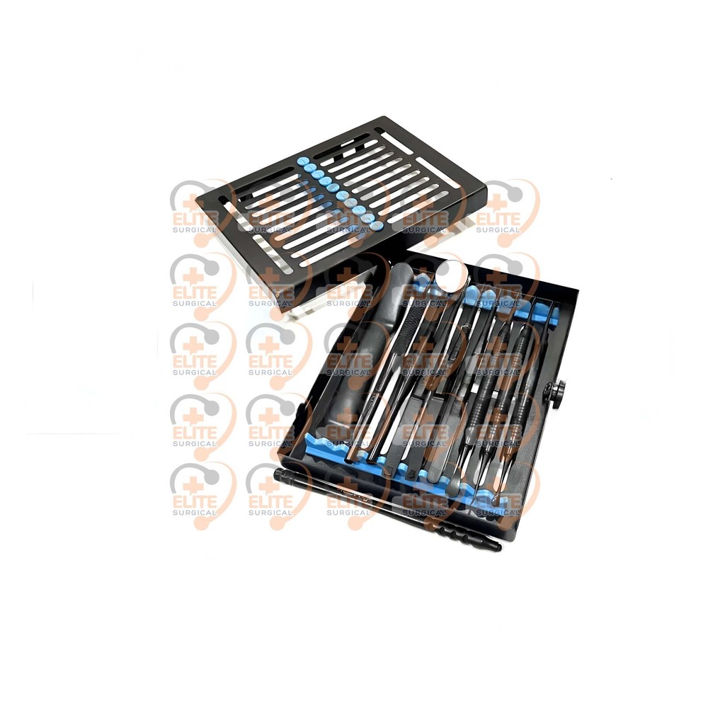 Micro Periodontal Oral Surgery Kit Surgical Instruments Black