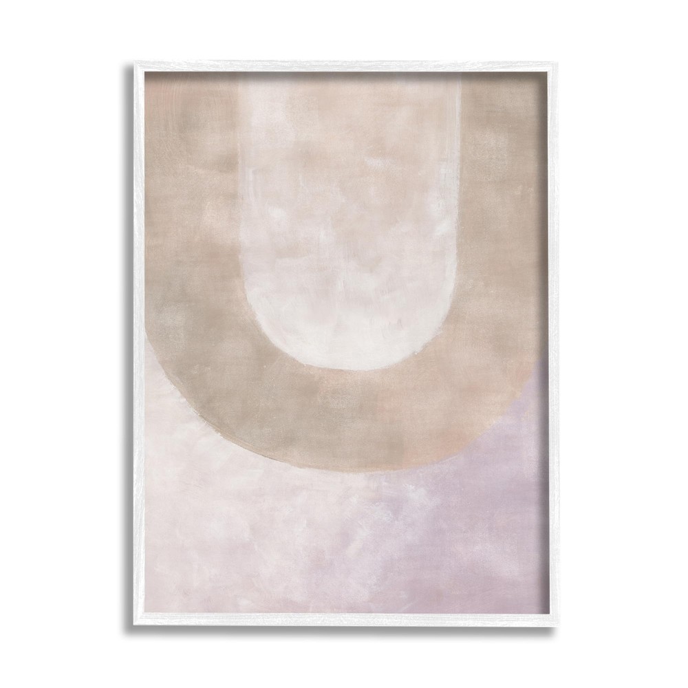Soft Arch Shapes Framed Giclee Art by BlursByAI