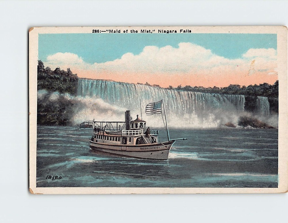 Postcard Maid of the Mist Niagara Falls North America