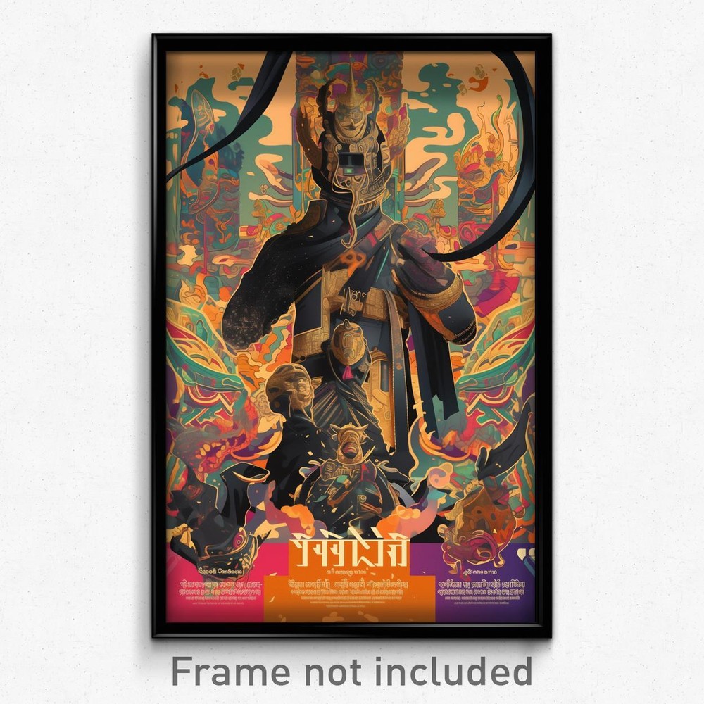 Vintage Thai Psychedelic Film Poster - Lovely Lancet Retro Art Print