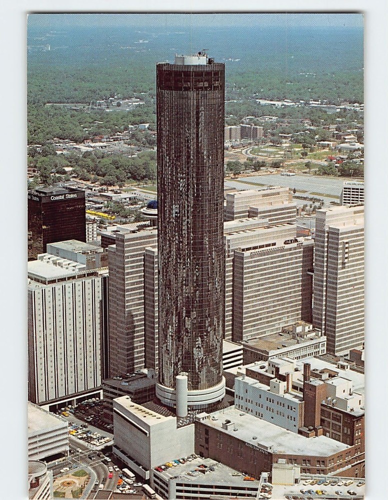 Postcard Peachtree Plaza Hotel Atlanta Georgia USA