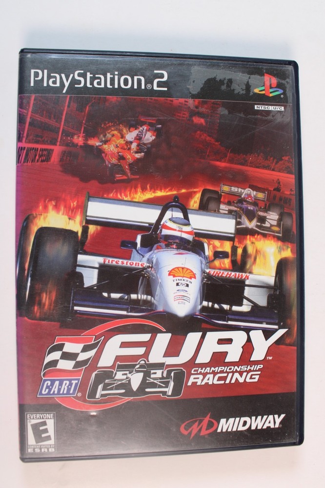 Cart Fury Championship Racing (Sony Playstation 2, PS2) Authentic, tested/works