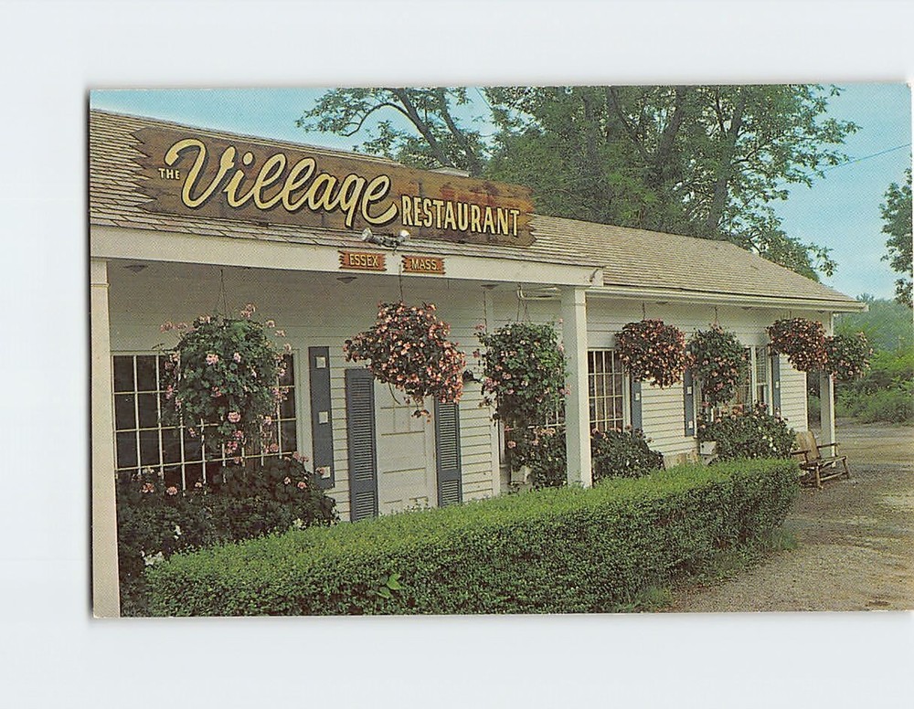 Postcard The Village Restaurant Essex Massachusetts USA