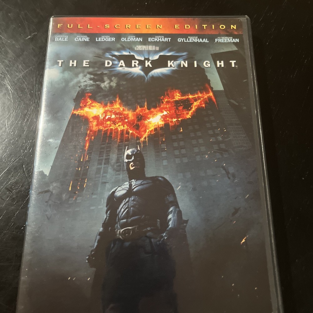 Batman The Dark Knight 2008 DVD Full Frame Edition