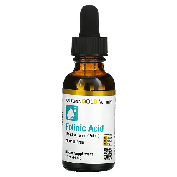 USA California Gold Leucovorin Folinic Acid GUARANTEED AUTHENTIC 750 dose SPEECH