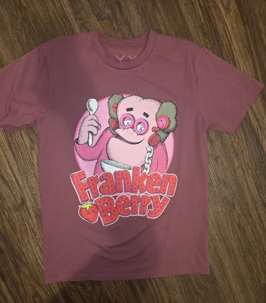 KAWS x Monsters General Mills Franken Berry T-Shirt
