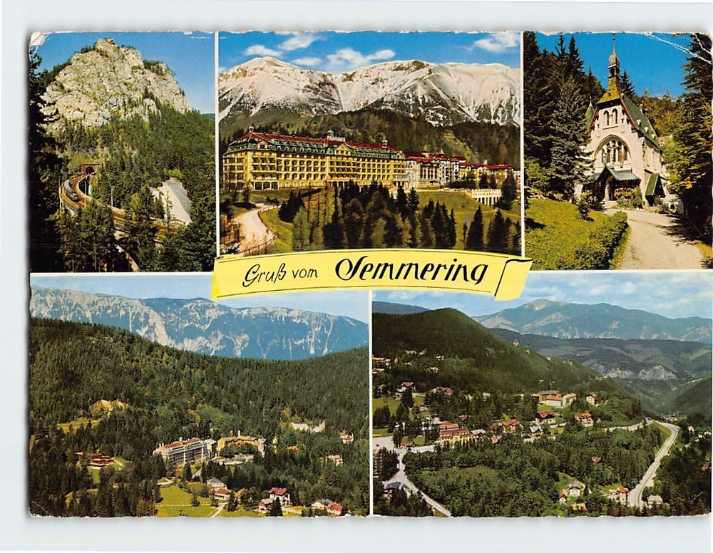 Postcard Gruss vom Semmering Austria