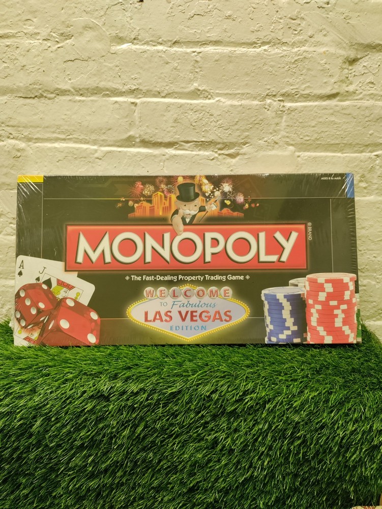 Monopoly Welcome to Fabulous Las Vegas Edition Board Game New Sealed 2009 Hasbro