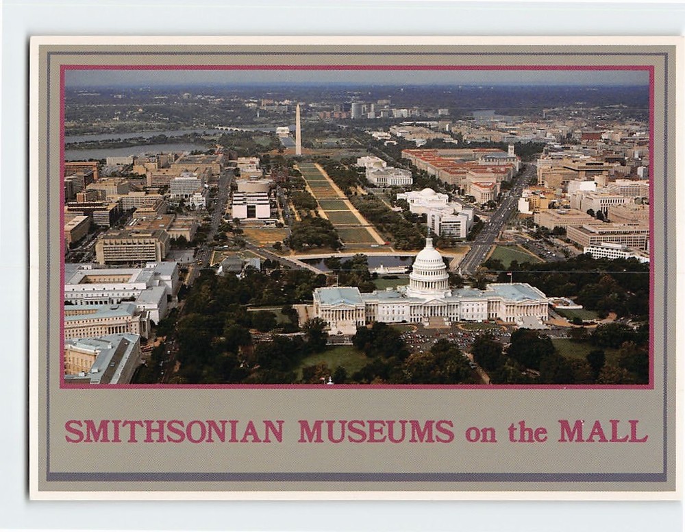 Postcard Smithsonian Museums on the Mall Washington DC USA