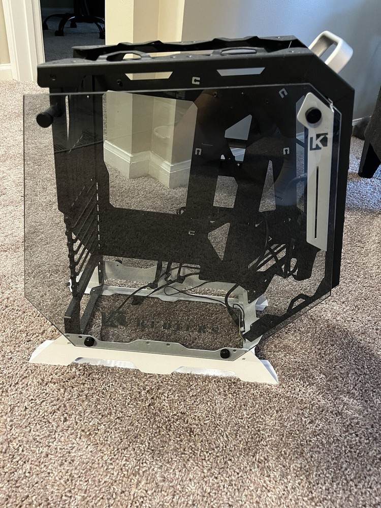 KEDIERS PC Case - ATX Tower Tempered Glass Gaming Computer Open Frame Case