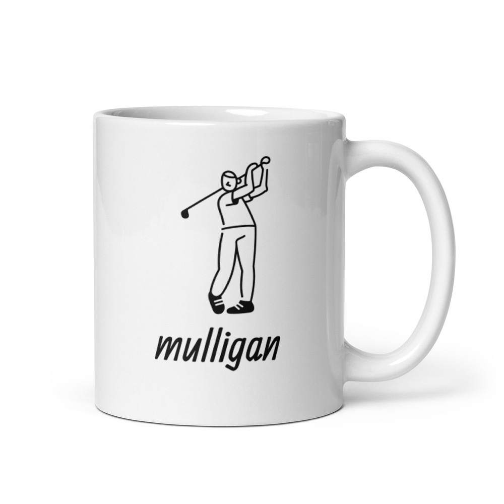 Taza de café para golfistas malos - Mulligan. ¡Gran regalo para papá, abuelo y papá!-image