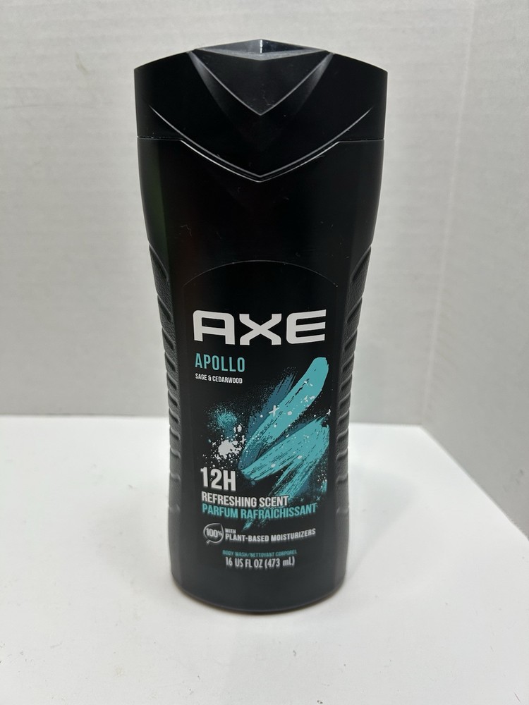 Axe Body Wash Apollo for Men 16 oz  Sage and Cedarwood **NEW**