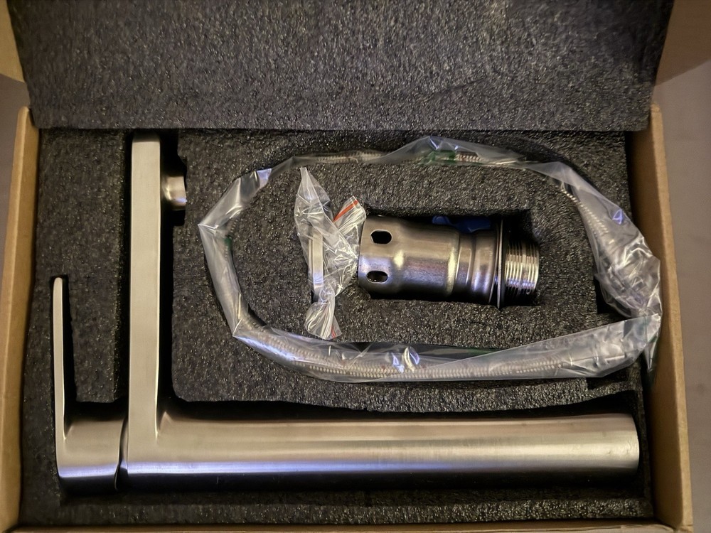 Kenes Single Lever Basin Mixer Silver Bathroom and Kitchen Sink Faucet