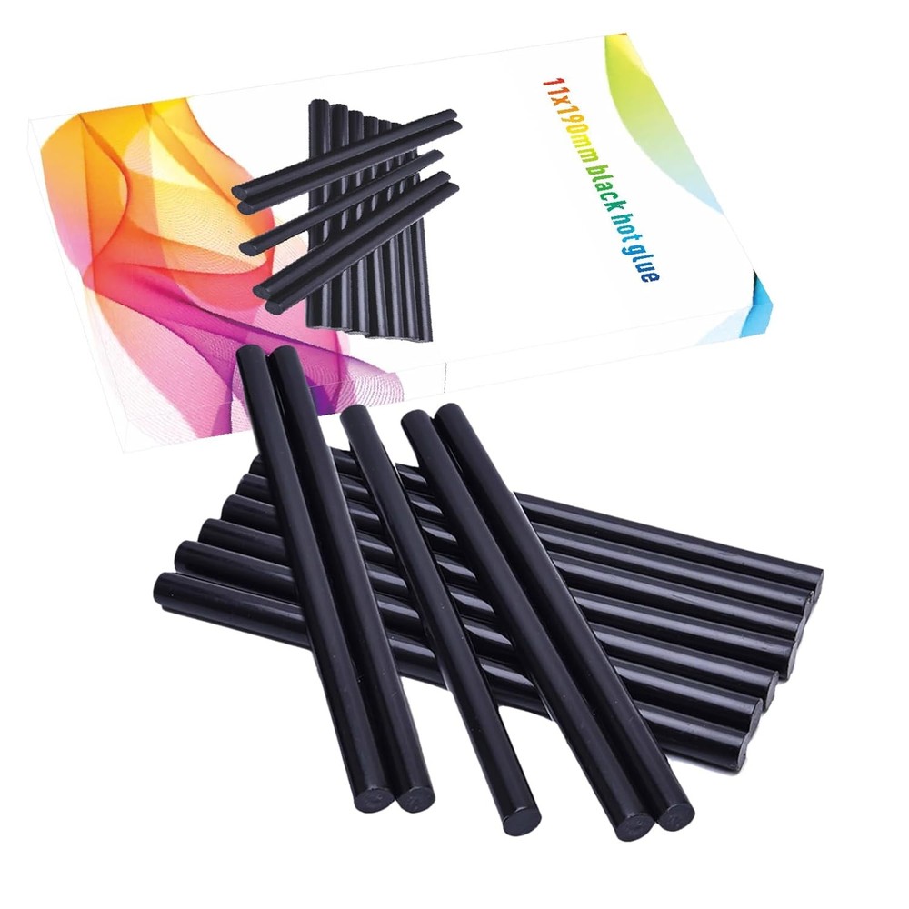 Black Hot Glue Sticks for Glue Gun 8 Inch x .43