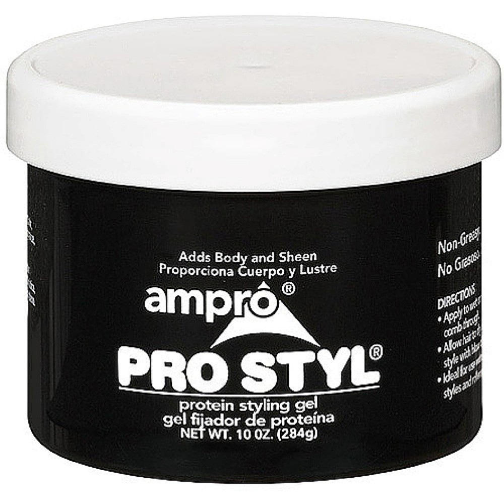 Ampro Pro Styl Regular Hold Protein Styling Gel, Moisturizing 10oz (12 Pack)