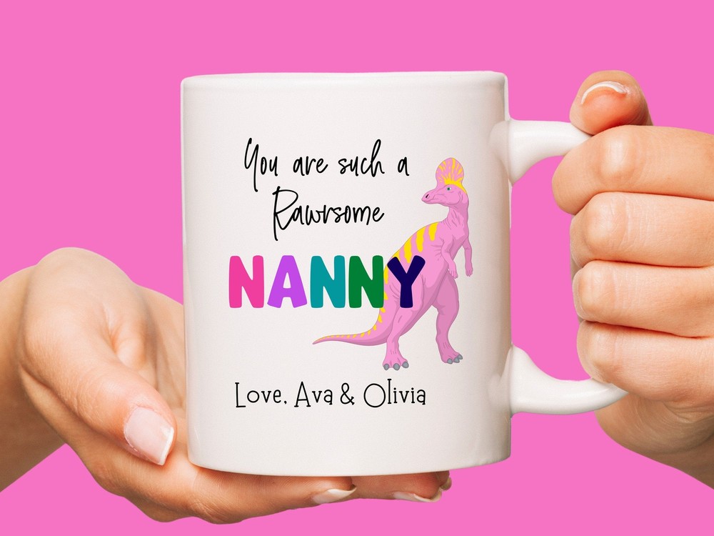 Custom Coffee Mug For Nanny Grandmum Grandma Nan Mothers Day Gift For Grandmum