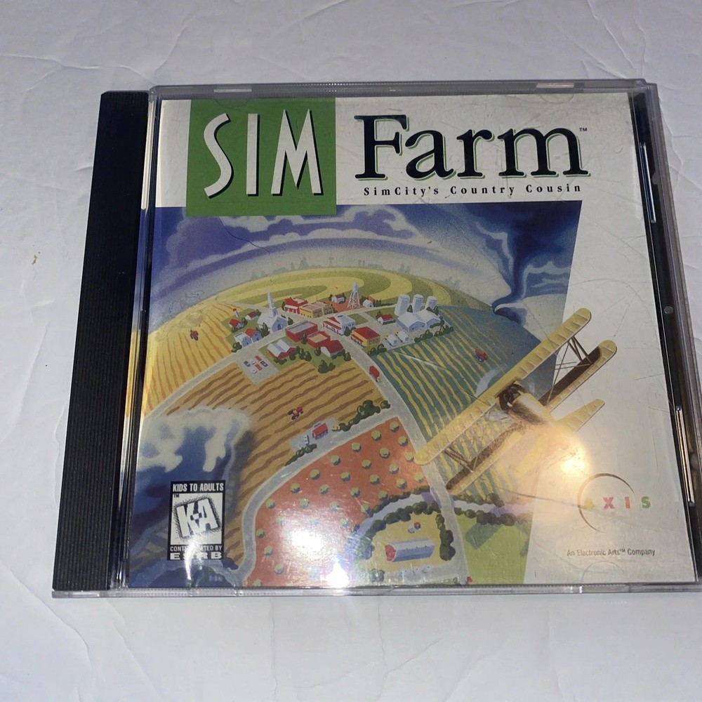 Sim Farm CD-Rom PC Maxis Electronic Arts Company Windows 3.1/95 Or Macintosh