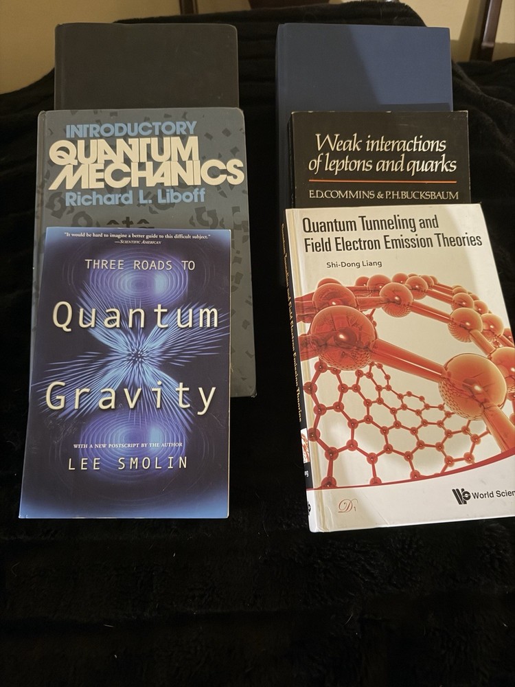 6 Book Quantum Physics And Gravitation Lot, Various Authors