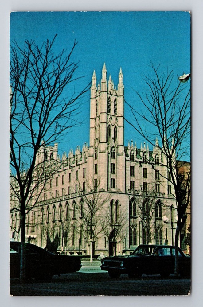 Syracuse NY-New York, First Baptist Church, Antique Vintage Souvenir Postcard