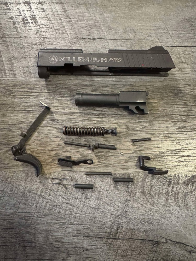 TAURUS PT 145 BLUED MILLENNIUM PRO GUN REPAIR SLIDE PLUS PARTS ITEM  24-998