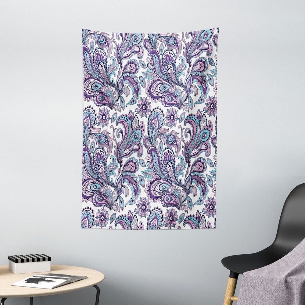 Paisley Tapestry Bohemic Floral Country Print Wall Hanging Decor