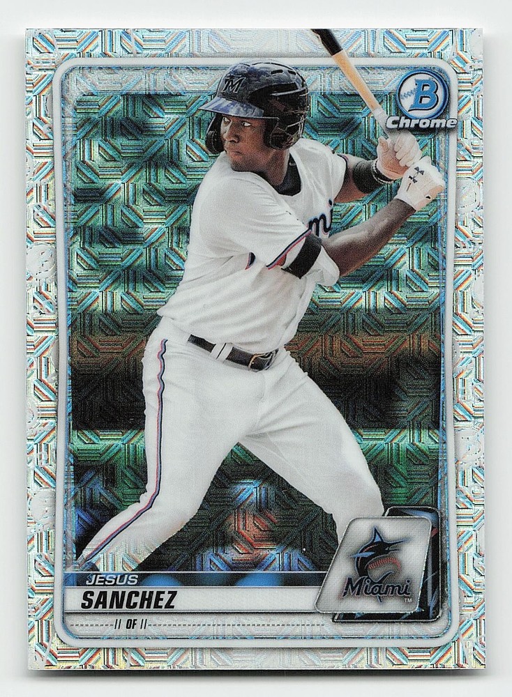 2020 Bowman Chrome #BCP-204 Jesus Sanchez Prospects Mojo Refractor