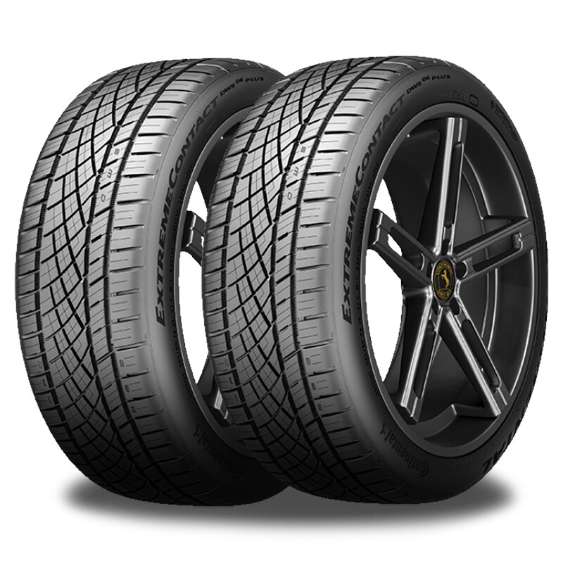 2 Continental ExtremeContact DWS06 Plus 225/40R19 93Y Performance 50K Warranty