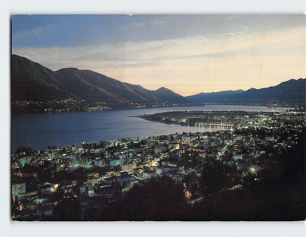 Postcard Lago Maggiore Locarno Switzerland