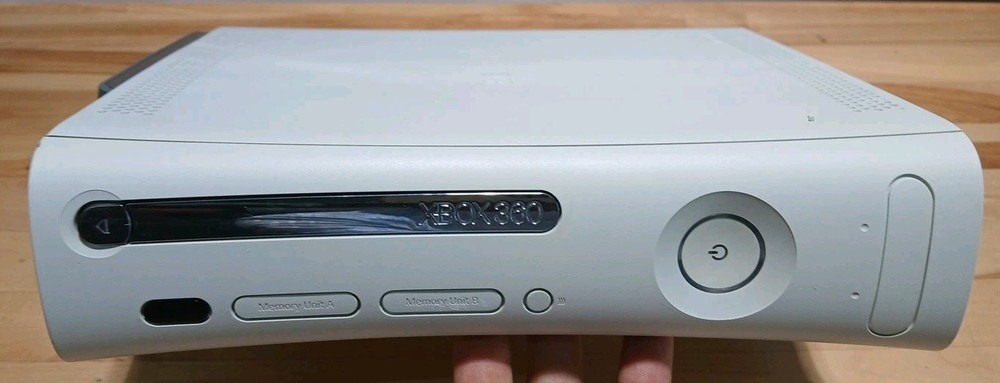 Microsoft Xbox 360 Console - 20GB White Fat w/ Manual PARTS or REPAIR - RED RING