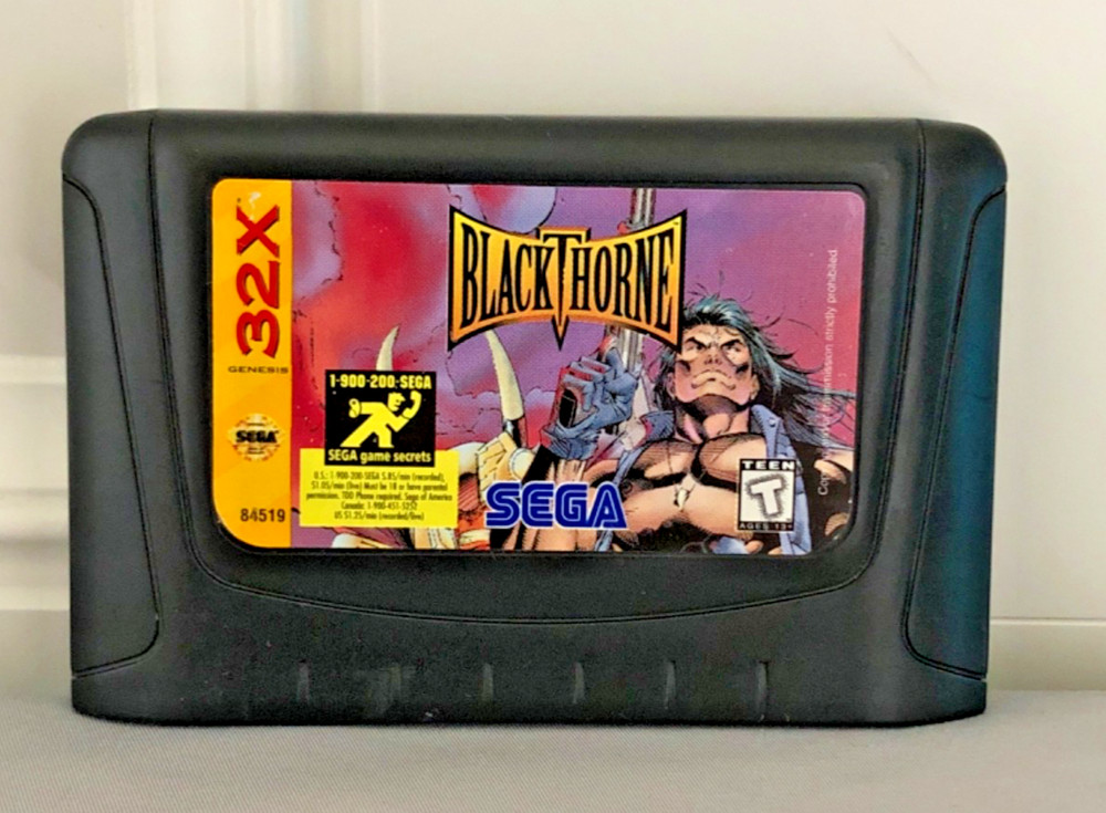 Blackthorne Sega 32X Game Cartridge – Tested & Working – Blizzard Classic Retro