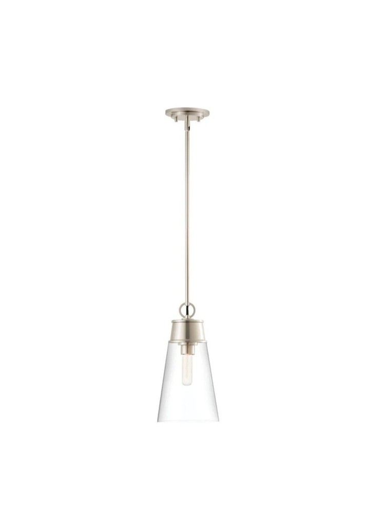 Z-Lite 2300P8-BN Wentworth 1 Light 7.5 inch Brushed Nickel Pendant Ceiling Light