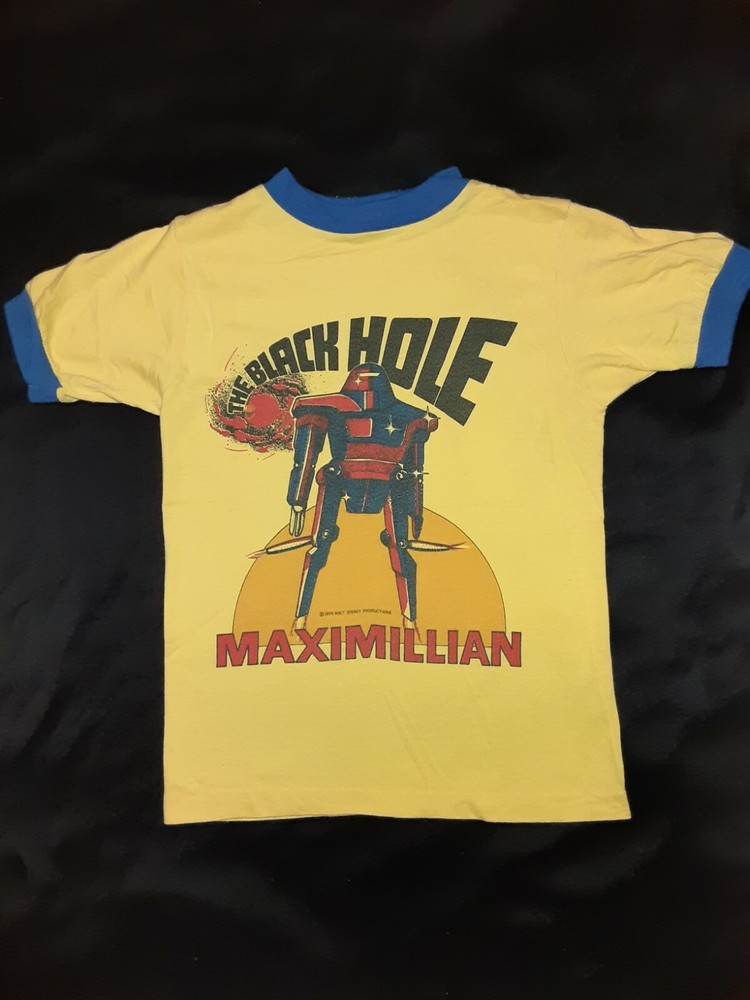 The Black Hole MAXIMILLIAN Children's T-Shirt 1979 Walt Disney Productions RARE