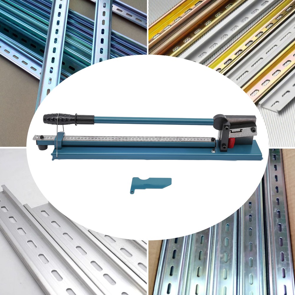 35-40cm Manual Aluminum Rail Cutting Machine with Measuring Ruler Rail Cutter