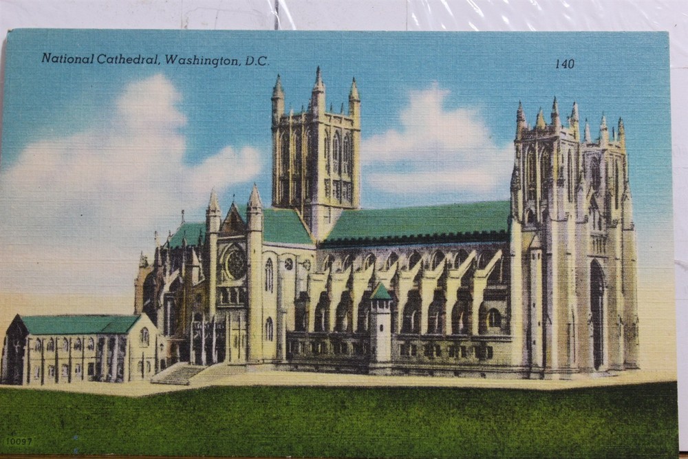 Washington DC National Cathedral Postcard Old Vintage Card View Standard Post PC