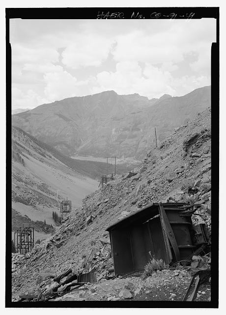 Silverton Colorado Shenandoah-Dives Mine Overturned Cart 2005 San Juan County